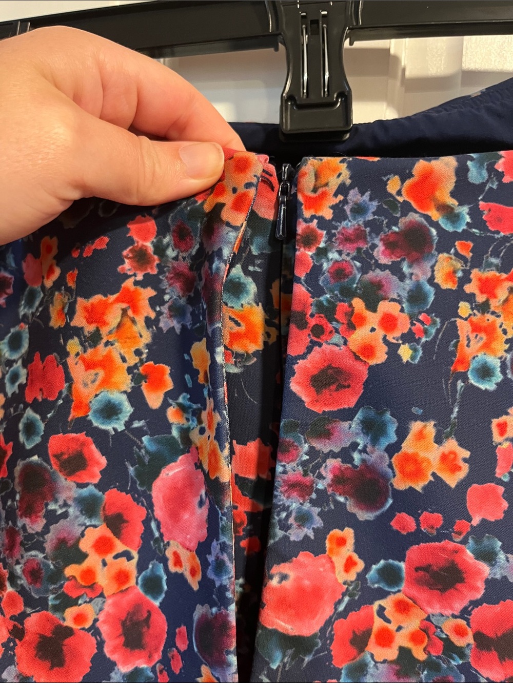 Badgley Mischka Floral Popover Sheath Dress Size 10 - Picture 7 of 14
